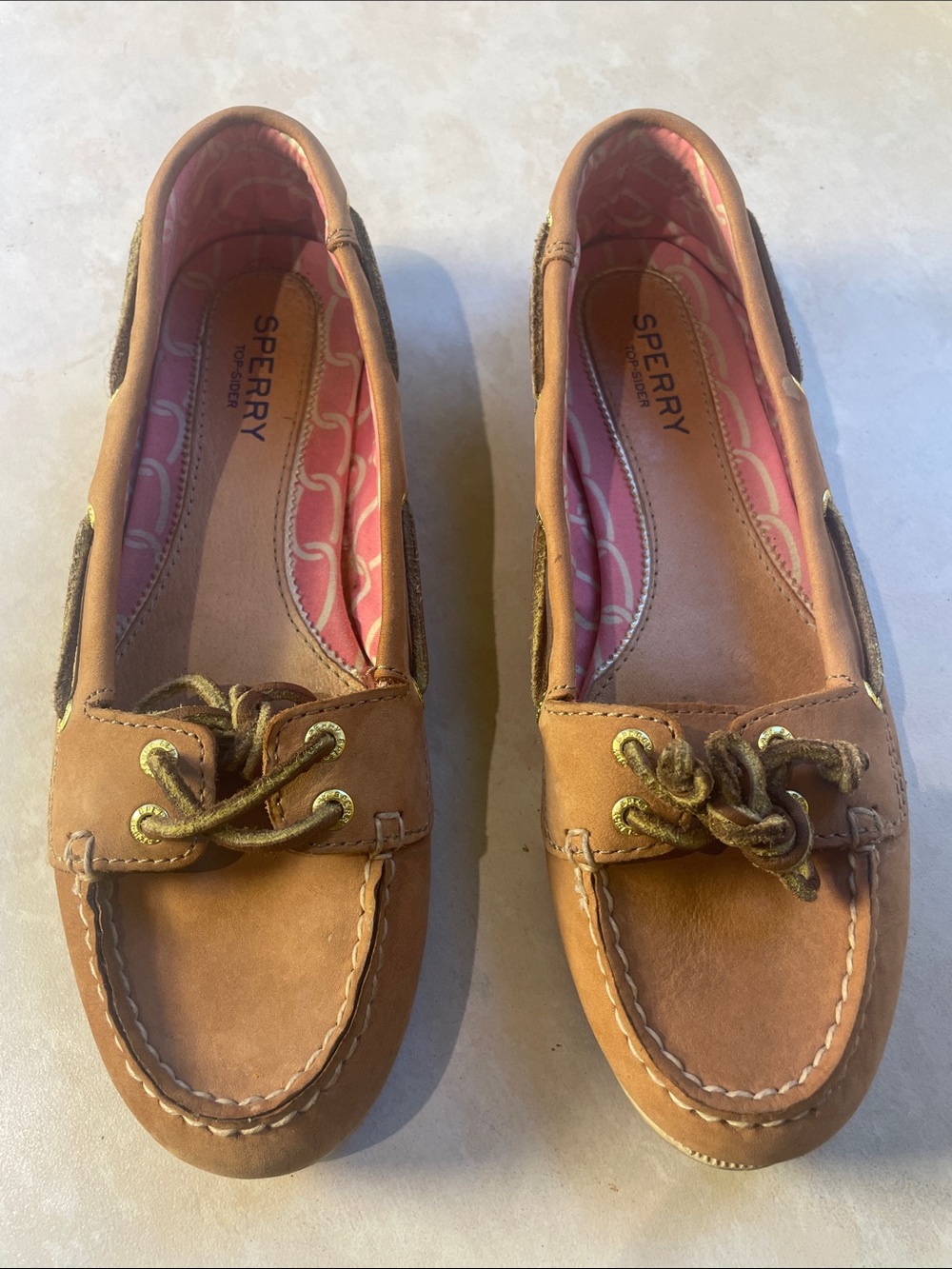 Sperry Top-Sider Women’s Size 6M Brown Boat Shoes Casual Loafers Leather